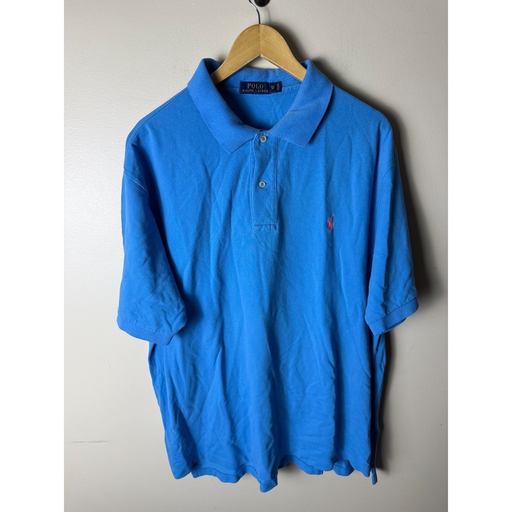 Polo Ralph Lauren Polo Shirt Mens 2XB Blue Casual